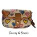 Dooney & Bourke Bags | Authentic Vintage Dooney & Bourke Coated Canvas/Leather Wristlet | Color: Red | Size: Os