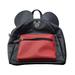 Disney Bags | Disney Mickey Mouse Small Mini Backpack Ears Black Red Pocket Silver Mickey Logo | Color: Black/Red/Silver | Size: Small