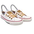Converse Shoes | Converse Womens Size 6 Ct All Star Shoreline 551621f White Casual Shoes Sneakers | Color: Red/White | Size: 6