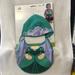 Disney Accessories | Disney Princess Ariel Beanie Hat And Bib Set Baby Girl Accessories | Color: Green/Purple | Size: Osbb