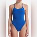 Nike Swim | Nike Swimsuit One Piece Thin Straps Blue / Girls | Color: Blue | Size: Mg