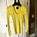 American Eagle Outfitters Sweaters | American Eagle Outfitters Women's Size Small Happy Yellow Knit V-Neck Sweater | Color: Yellow | Size: S