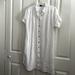 J. Crew Dresses | Baird Mcnutt For J.Crew Irish Linen Short Sleeve White T-Shirt Dress Size M | Color: White | Size: M