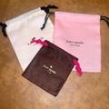 Kate Spade Bags | Kate Spade Jewelry Dust Bags (3) - Light Pink/White/Mini Brown | Color: Brown/Pink | Size: Os