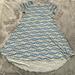 Lularoe Dresses | Lularoe Disney Print Gray Minnie Mouse Carly Swing Dress Size Small Grey | Color: Blue/Gray | Size: S