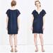 Madewell Dresses | Madewell Navy Moontide Eyelet Silk Blend Dress | Color: Blue | Size: M