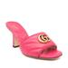 Gucci Shoes | New Gucci Gg Quilted Slide Sandal (Women) Size 37 Pink Marmont | Color: Pink | Size: 37eu