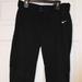 Nike Pants & Jumpsuits | Black Nike Softball Pants | Color: Black/White | Size: S
