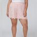 Torrid Shorts | Brand New!! New Torrid Soft & Stretchy Pink Crochet Lace Layered Shorts Size 1x | Color: Pink | Size: 2x