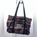 Coach Bags | Coach Poppy Glam Red Tartan Plaid Signature Tote Shoulder Bag Purse | Color: Black/Red | Size: Os