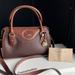 Dooney & Bourke Bags | Dooney And Bourke Awl Leather Chocolate Brown Duck Satchel Bag R 711 | Color: Brown | Size: 11x7 In