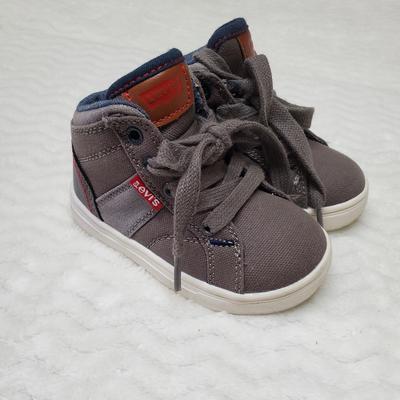 Levi's Shoes | Levis Baby Boy Shoes Sneakers 6 Gray Lace Up | Color: Gray | Size: 6bb