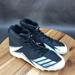 Adidas Shoes | Adidas Freak Black White High Top Football Cleats Lace Up Youth Size 6 | Color: Black | Size: 6b