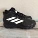 Adidas Shoes | Adidas Mens Football Freak Mid Md Wide Size 9.5 Used One Season | Color: Black/White | Size: 9.5