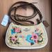 Coach Bags | Coach Teri Shoulder Bag With Floral Embroidery | Color: Pink/Tan | Size: Os