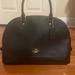 Coach Bags | Coach Saffiano Leather Satchel-Black | Color: Black | Size: Os