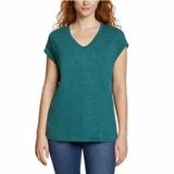 Jessica Simpson Tops | Jessica Simpson Ladies Comfy V-Neck Short Sleeve Knit | Color: Green | Size: Xs