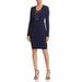 Michael Kors Dresses | Michael Kors Ribbed Lace-Up Sweater Dress Midnight Blue Xs Nwt $235 | Color: Blue | Size: Xs