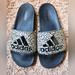 Adidas Shoes | Adidas Slides Black Size 8 | Color: Black | Size: 8