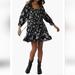 Free People Dresses | Free People Camella Floral Black Combo Mini Dress Size Xs | Color: Black | Size: Xs