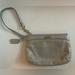 Coach Bags | Coach Grey Leather Logo Wristlet (Great Condition) | Color: Gray/Silver | Size: Os