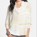 Free People Sweaters | Free People Cowl Neck Sweater Cream Ivory Yellow Xs | Color: Cream | Size: Xs