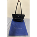 Dooney & Bourke Bags | Dooney & Bourke Black On Black Pebble Leather Shopper Tote Bag Purse Fs Charity | Color: Black | Size: Os