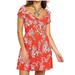 Free People Dresses | Free People A Thing Called Love Mini Dress Red 4 | Color: Red/White | Size: 4