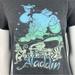 Disney Tops | Disney Princess Jasmine Aladdin Genie Abu Rajah Graphic Baby Tee Vintage Style | Color: Gray | Size: Xl