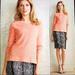 Anthropologie Sweaters | Anthropologie Field Flower Textured Pullover Sweater Size Small | Color: Orange/Pink | Size: S