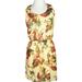 Anthropologie Dresses | Anthropologie Dress By Maude Sheath Peach Floral With Peter Pan Collar Size S | Color: Red/Yellow | Size: S