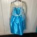 Disney Costumes | Disney Frozen Princess Elsa Dress | Color: Blue | Size: Girls 4-6x