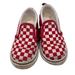Vans Shoes | Guc Vans Toddler Slip-On Checkerboard Shoes [Size: 7.5t] | Color: Red/White | Size: 7.5g