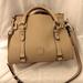 Dooney & Bourke Bags | Dooney And Bourke Large Leather Sorrento Satchel Crossbody Bag Euc Like New | Color: Cream/Tan | Size: Large