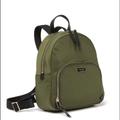 Kate Spade Bags | New Kate Spade Medium Dawn Nylon Backpack Sapling Green | Color: Black/Green | Size: 11.5”H X 10.75”W X 4.5”D