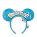 Disney Accessories | Disney Parks Making Magic 3d Marquee Ears Disneyland Minnie Mouse Headband 2023 | Color: Blue/Yellow | Size: Os