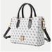 Dooney & Bourke Bags | Dooney & Bourke Gretta Db Signature Black White Top Handle Tote | Color: Black/White | Size: Os