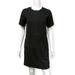 Burberry Dresses | Burberry Brit $1195 Womens Black Leather Lamb Suede Lillith Shift Dress Size 8 | Color: Black | Size: 8