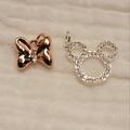 Disney Jewelry | Disney Mickey Minnie Charms, Set Of 2 | Color: Gold/Silver | Size: Os