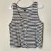 American Eagle Outfitters Tops | American Eagle Women’s Knit Button Up Tank Size Large | Color: Tan | Size: L