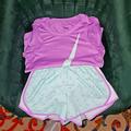 Nike Matching Sets | Girls Nike Shirt / Short Set | Color: Green/Purple | Size: Shirt Youth Large, Shorts Youth Medium