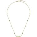 Gucci Jewelry | Gucci Link To Love 18k Rose Gold 1.17 Ct. Tw. Green Tourmaline Necklace | Color: Gold/Green/Red/Tan | Size: Nosize