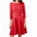 Kate Spade Dresses | Kate Spade Boat Neck Ponte Red Dress | Color: Gold/Red | Size: S