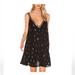 Free People Dresses | Free Intimately Free Rising Sun Slip Mini Dress | Color: Black/Gold | Size: Xs