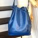 Louis Vuitton Bags | Louis Vuitton Epi Leather Lv Noe Gm Toledo Blue Drawstring Bucket Shoulder Bag | Color: Black/Blue | Size: Gm