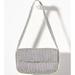 Anthropologie Bags | Anthropologie New Metallic Beaded Shoulder Bag | Color: Gray/Silver | Size: Os