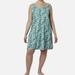 Columbia Dresses | Columbia Green Floral Omni-Freeze Upf50 Pfg Freezer Iii Dress | Color: Green/White | Size: Various