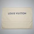 Louis Vuitton Storage & Organization | Louis Vuitton Beige 100% Cotton Foldover Storage Dust Bag, Size 21 In X 24 In | Color: Tan | Size: Os
