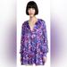 Free People Dresses | New Free People Daisy Jane Mini Dress In Botanical Size Small Nwot | Color: Blue/Pink | Size: S