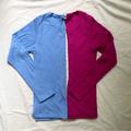 Under Armour Tops | 2 Under Armour Long Sleeve Thermal Size M | Color: Blue/Pink | Size: M